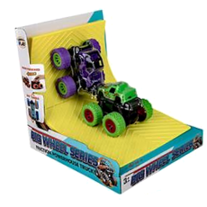Friction Monster Stunt Vehicles with Ramp